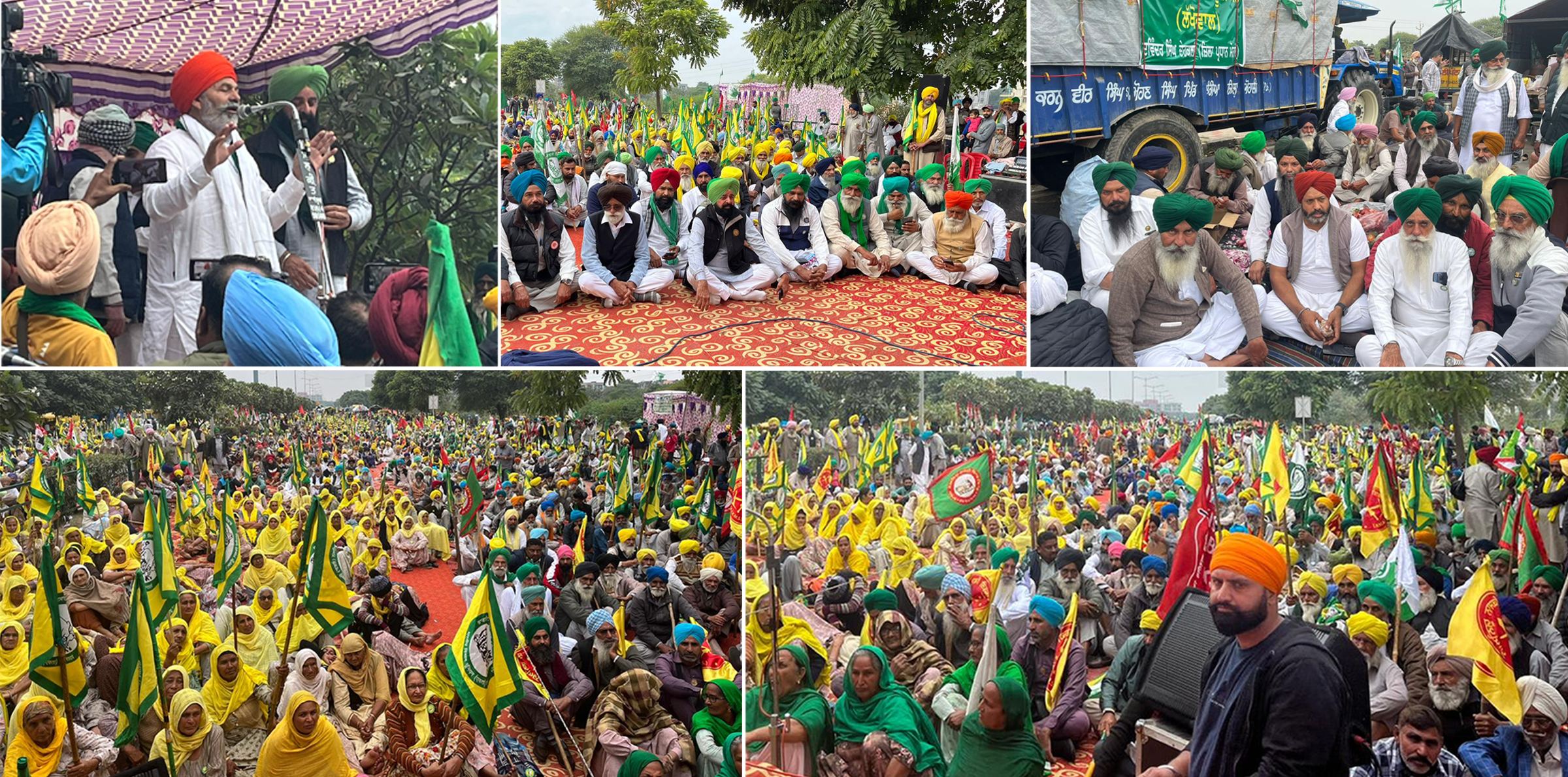 Farmers demand their right which they will carry: Rakesh Tikait Mohali Dharna Flood of farmers, thousands of farmers arrived, meeting with the governor will be held tomorrow